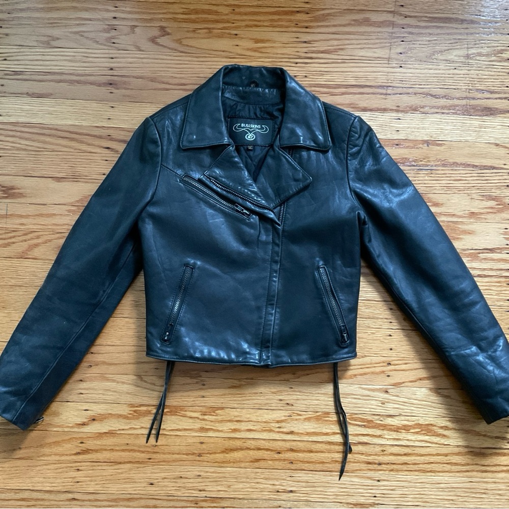 Vintage Bullskins Leather Motorcycle Jacket